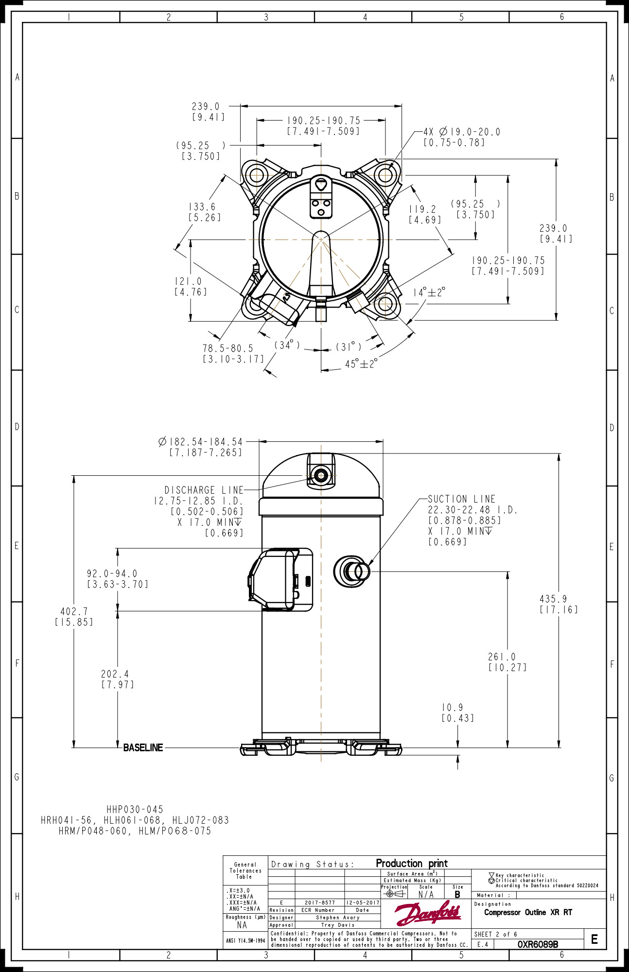 Компрессор Danfoss HLM072T4LC6 заказать со складов по всей России