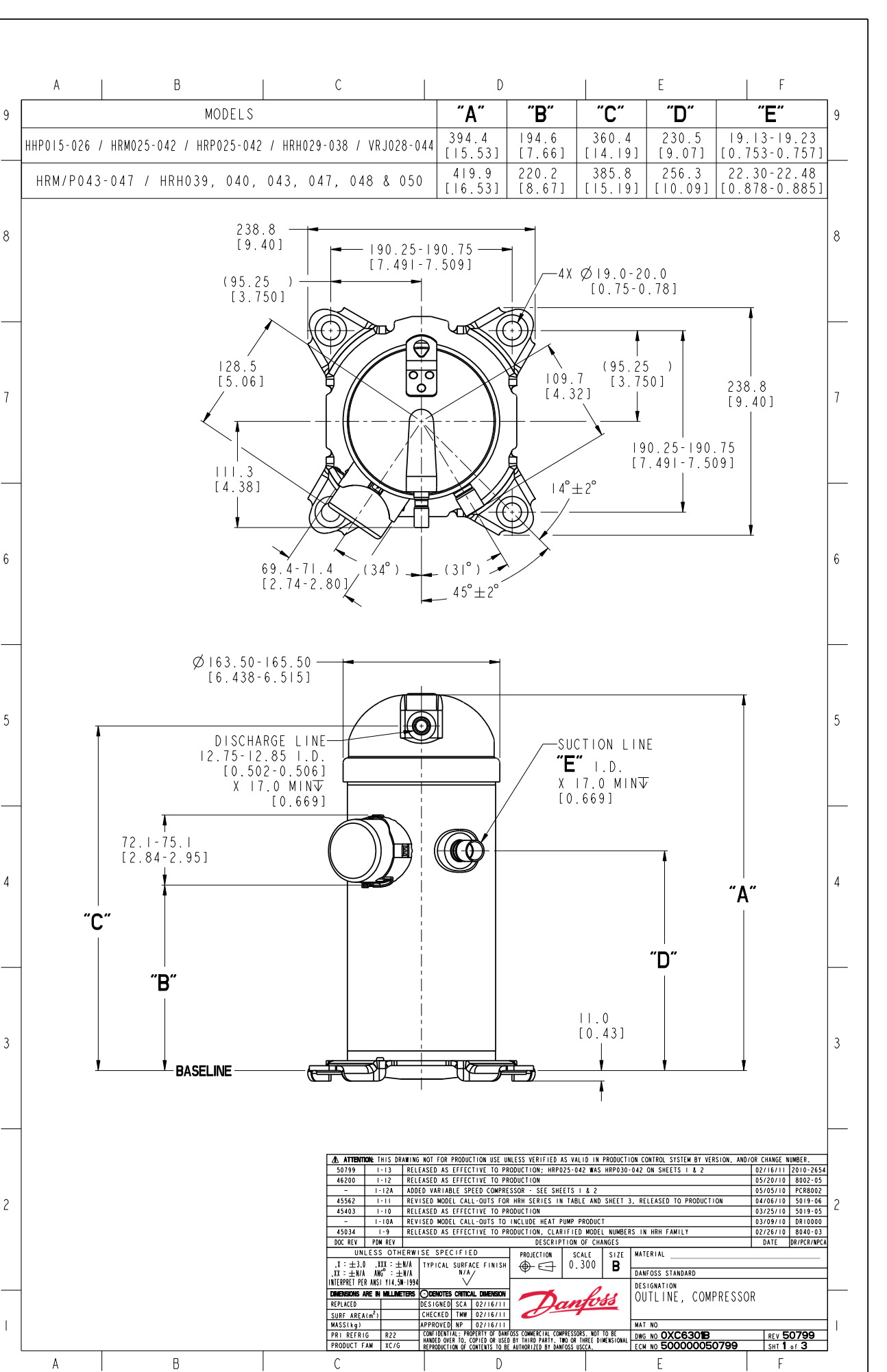 Компрессор Danfoss HRM034T4LP6 заказать со складов по всей России
