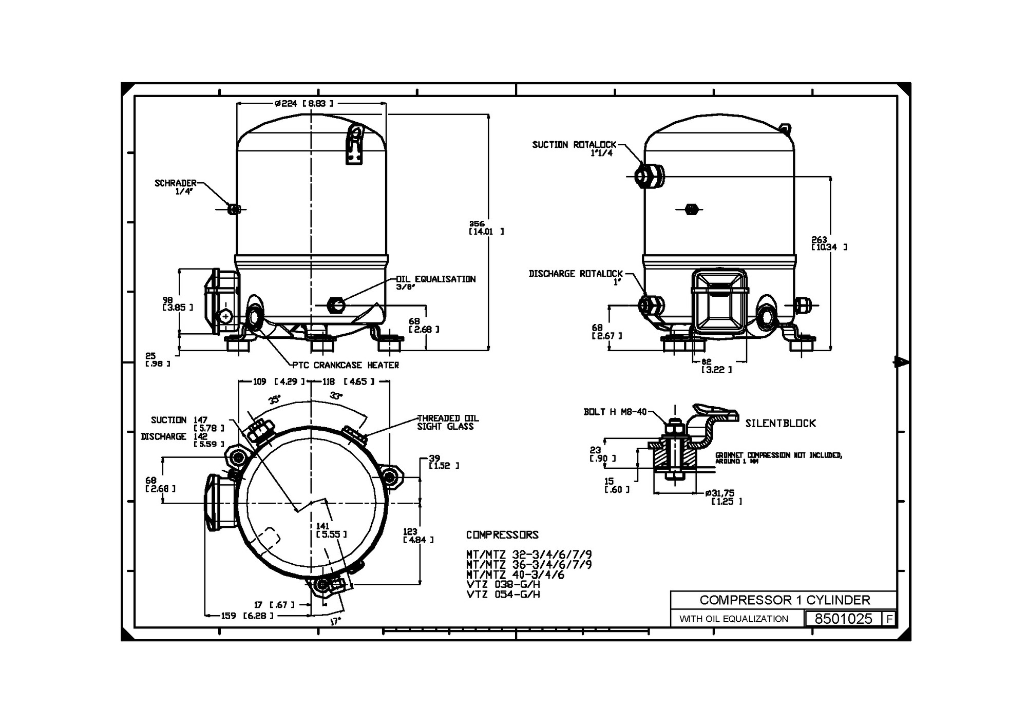 Компрессор Danfoss MTZ32JF4BVE в промышленной упаковке заказать со складов по всей России