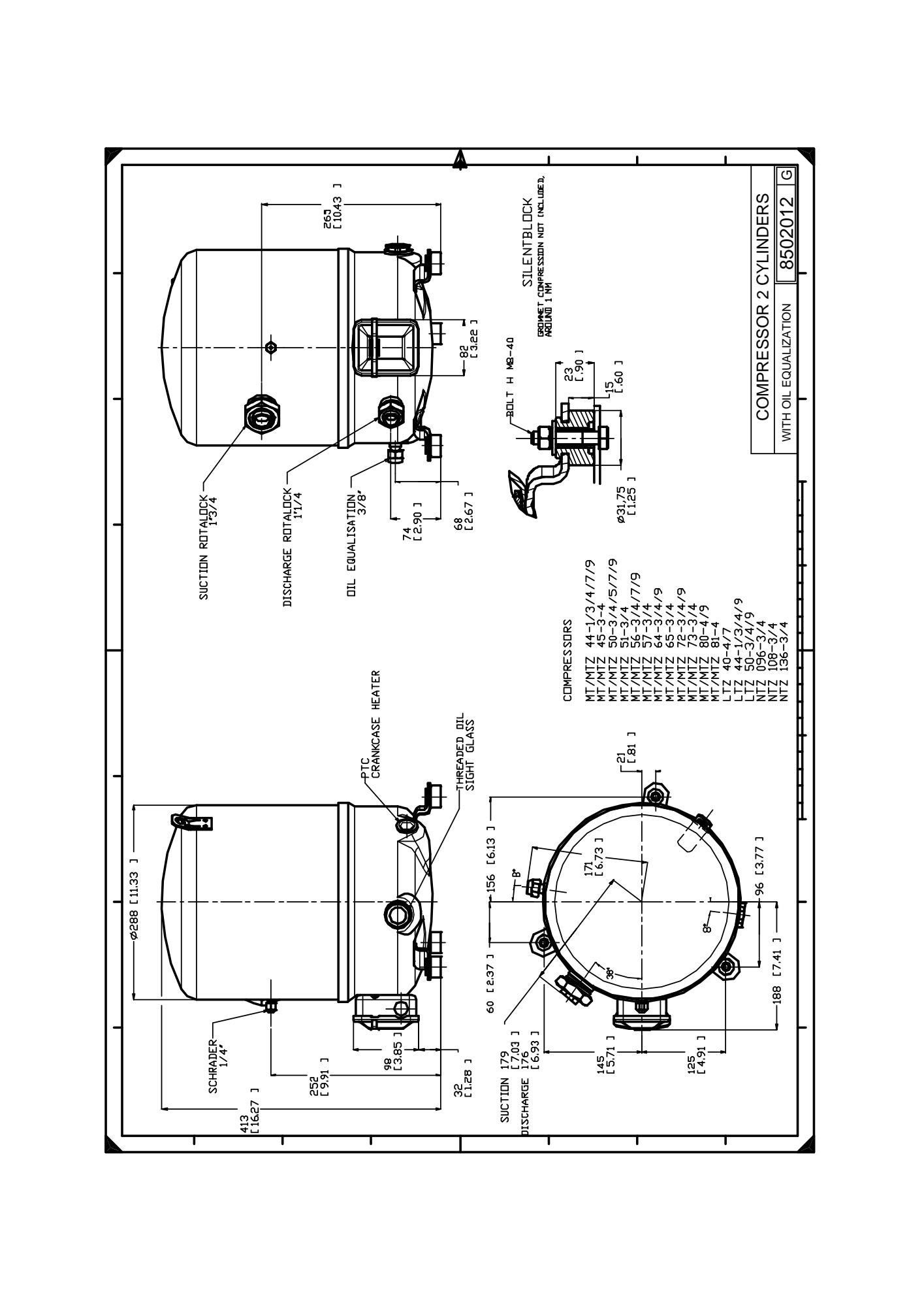 Компрессор Danfoss MTZ50-4VM купить по цене 151695 руб.