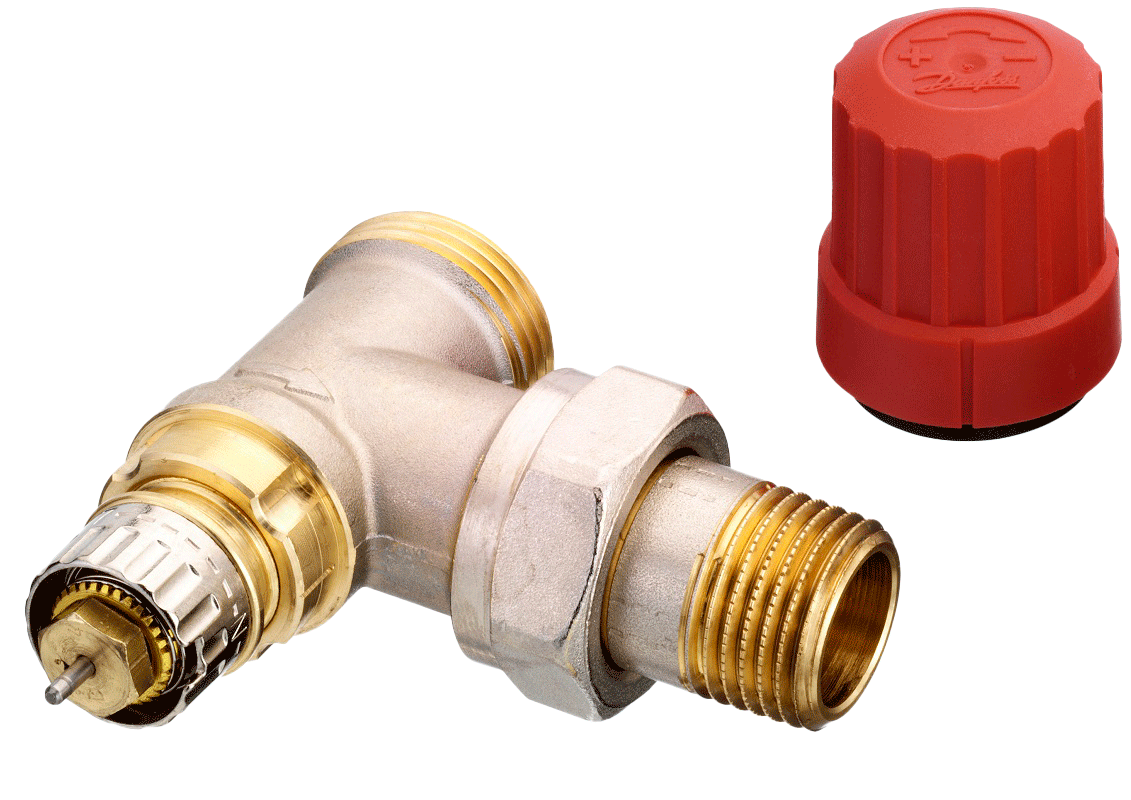 Клапан Danfoss RA-N Ду15 угловой, наружная резьба