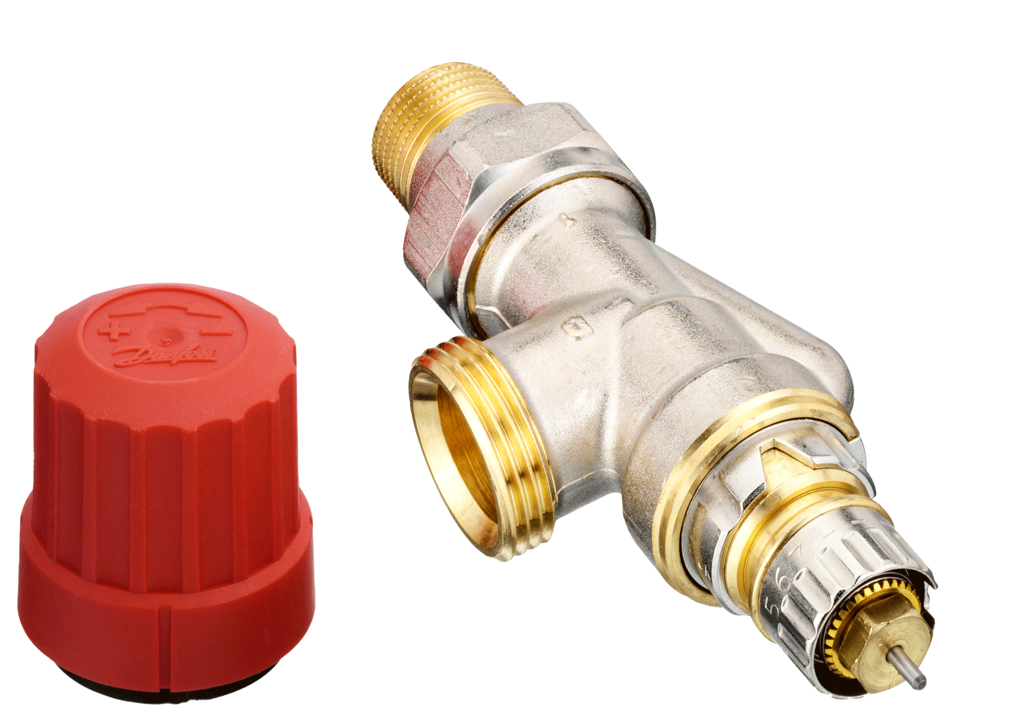 Клапан Danfoss RA-N 15 UK, осевой, наружная резьба