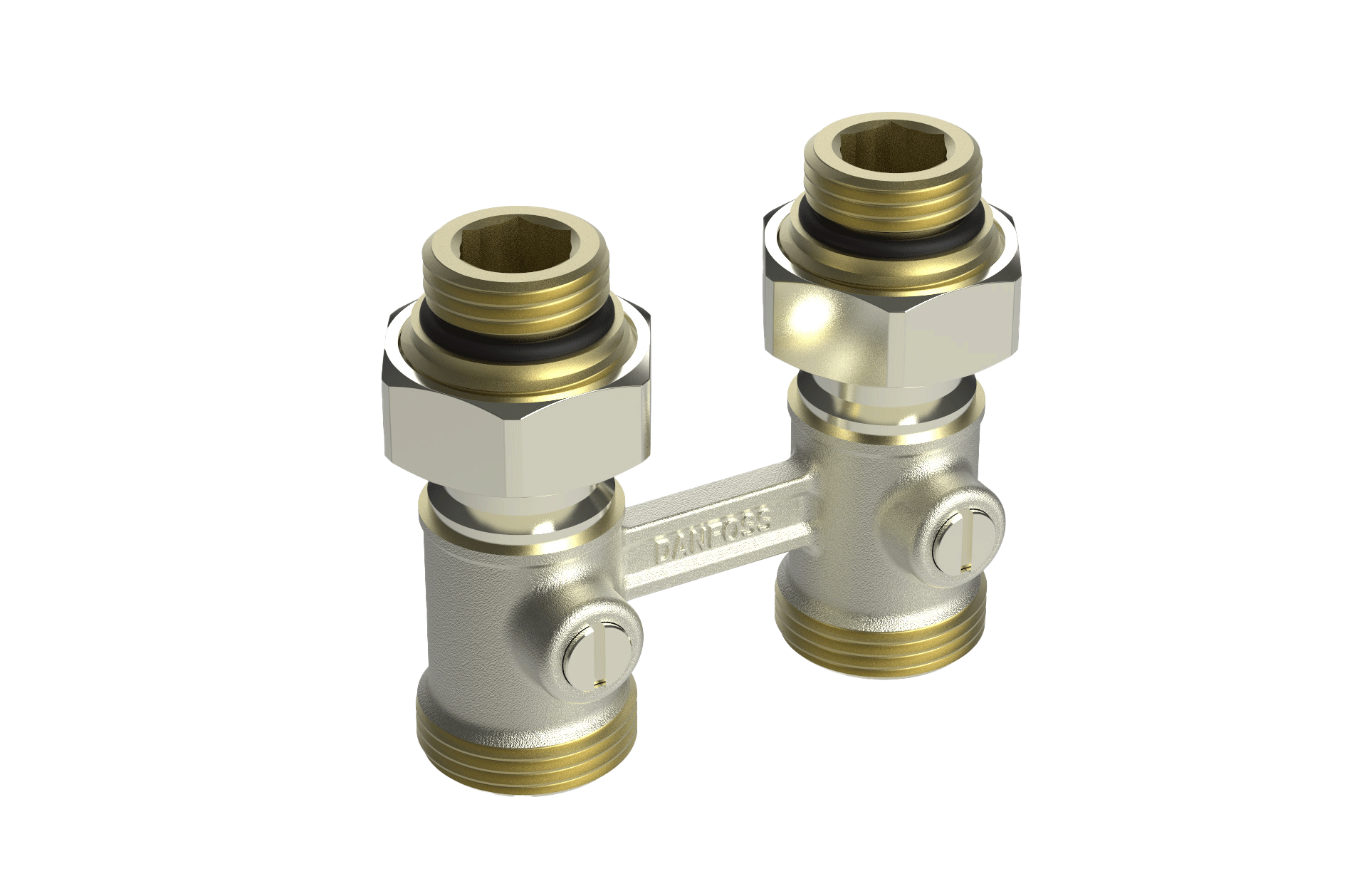 Клапан запорный Danfoss RLV-KB Ду15 прямой