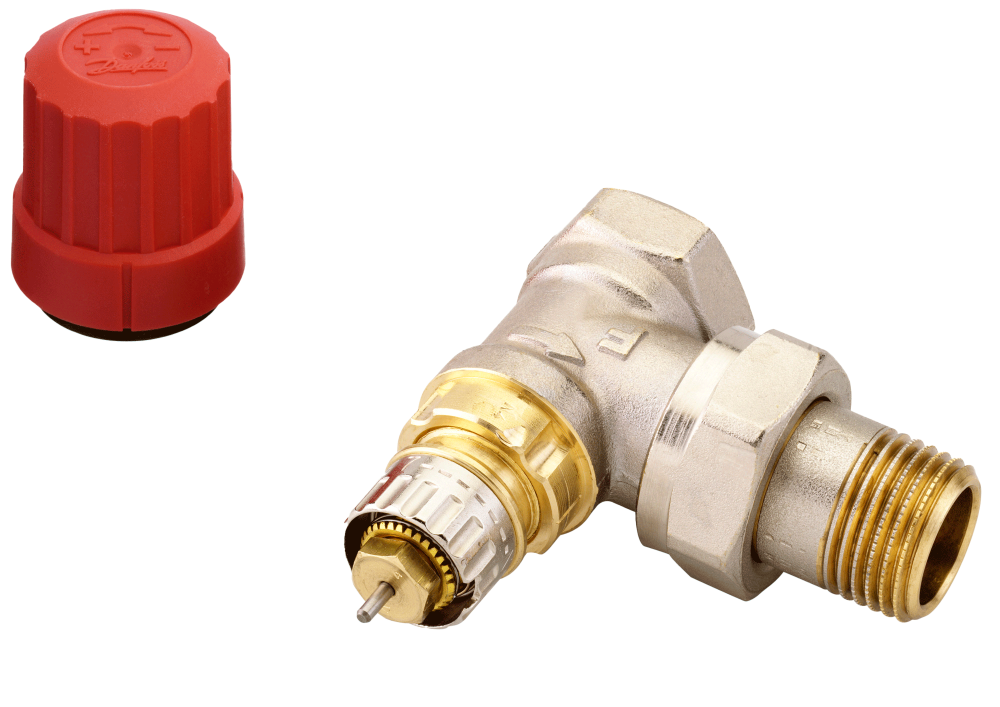 Клапан терморегулирующий Danfoss RTR-N Ду15 угловой