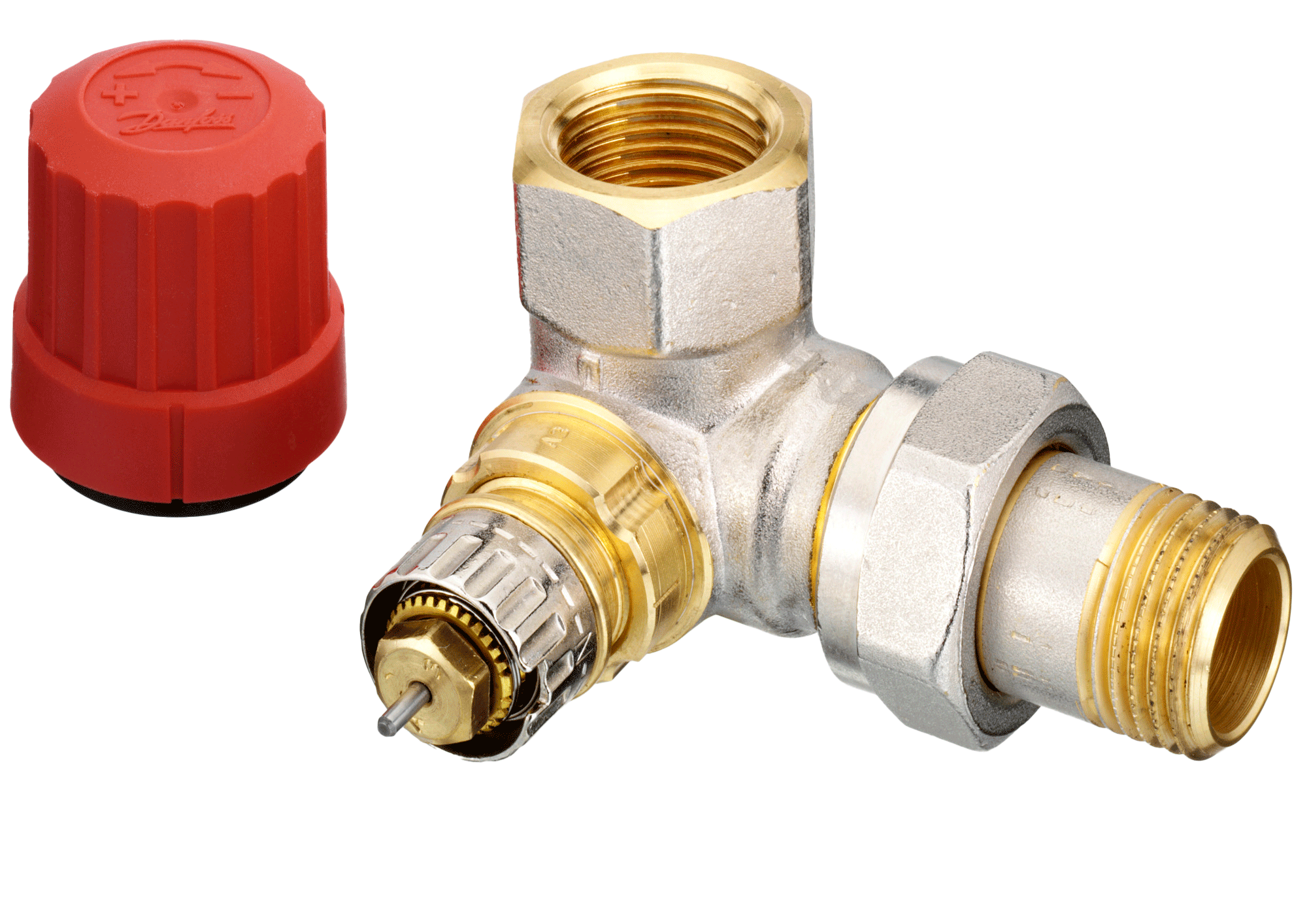 Клапан терморегулирующий Danfoss  RTR-N Ду15 угловой