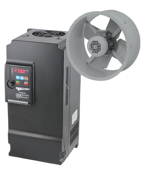 Преобразователь частоты INNOVERT VENT 3,5 А,55 кВт (вх: 1 ф х 220В / вых: 3 ф х 220В)