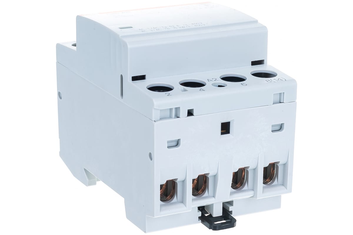 Контактор модульный ABB ESB63-40N-06 (63А АС-1 4НО) катушка 230В AC/DC заказать со складов по всей России