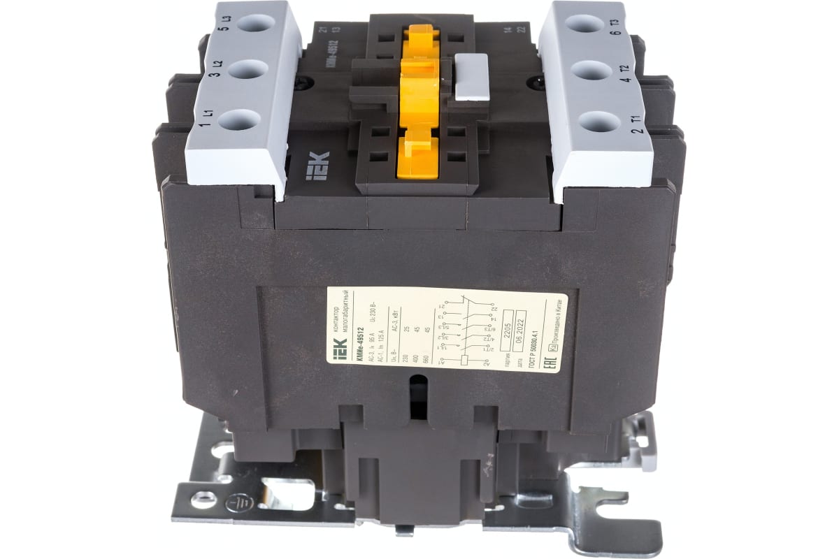 Контактор IEK КМИе-49512 95А 230В/АС3 1НО; 1НЗ оформить заказ с доставкой с ближайшего склада