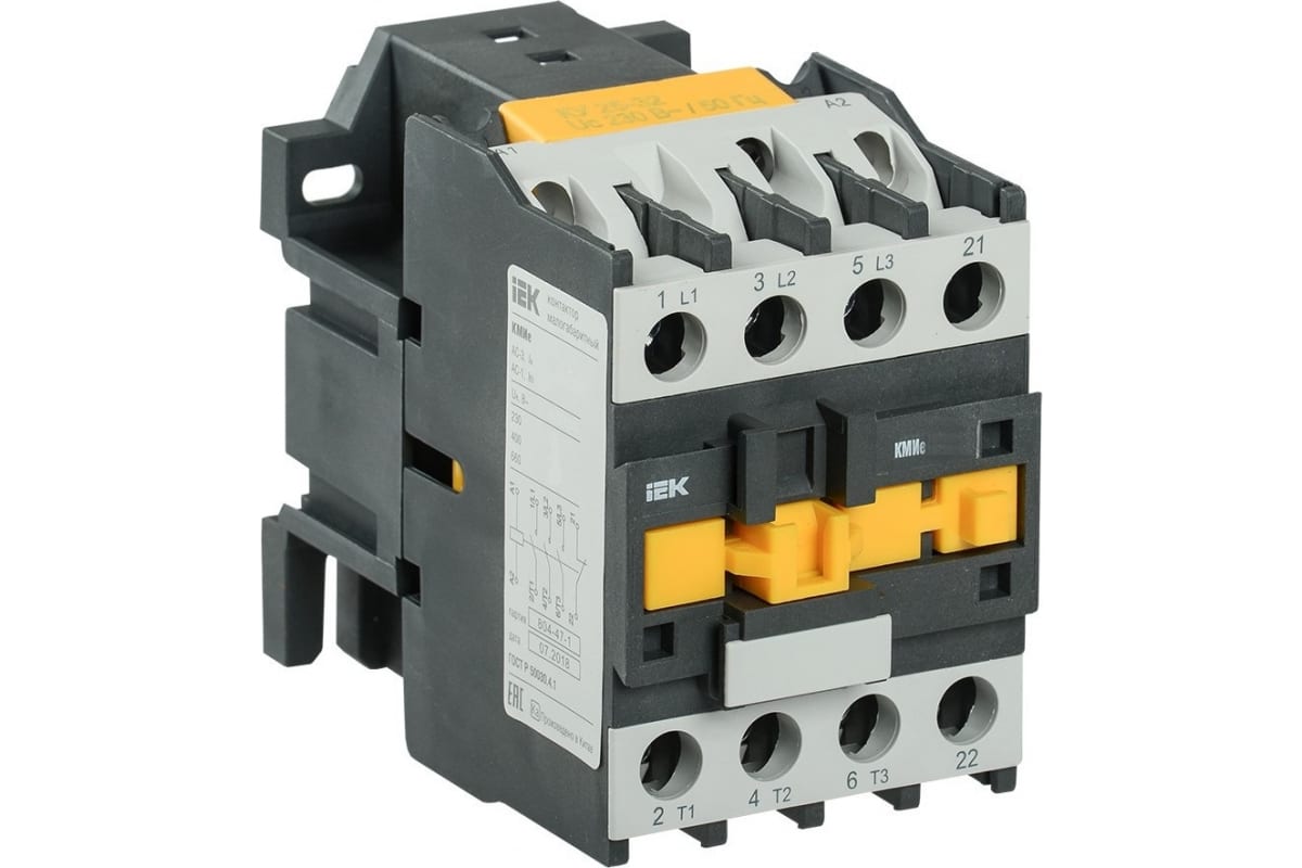 Контактор IEK КМИе-23210 32А 36В/АС3 1НО