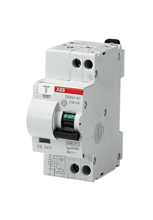   Дифференциальный автоматический выключатель ABB DS941 C16 30MA