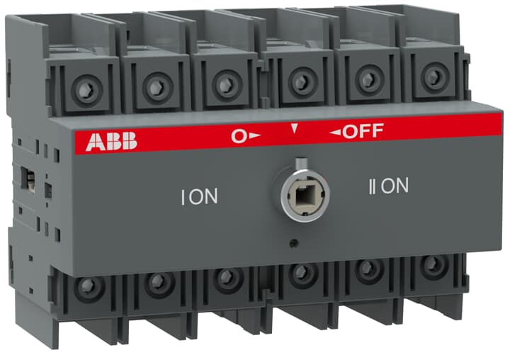Рубильник реверсивный ABB  OT100F3C 100А