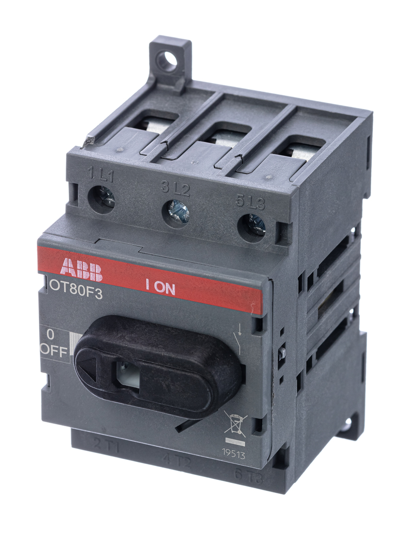 Рубильник ABB 3п OT80F3 80А 