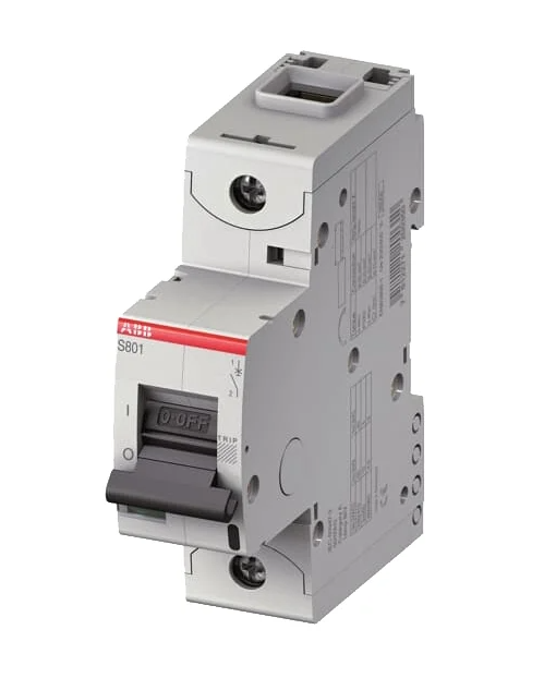 Автоматический выключатель ABB 1 полюс. S801C C100, 2CCS881001R0824