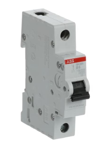 Автоматический выключатель модульный ABB SH201 C 6 6кА 1-полюсный