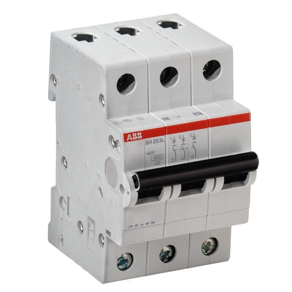 Автоматический выключатель ABB SH203L C40А 4.5кА 3-полюсный