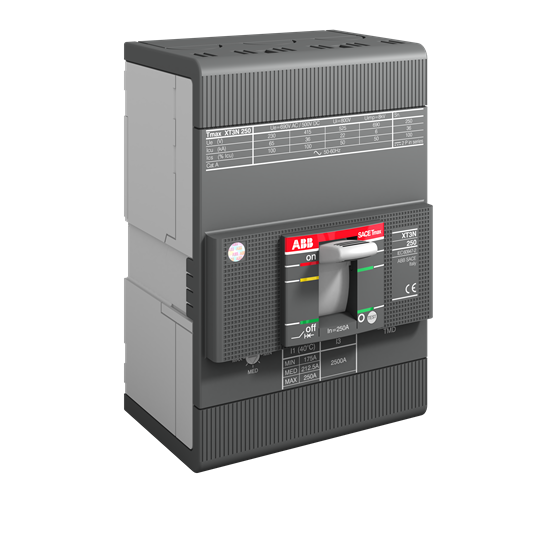 Выключатель автоматический ABB XT3N 250 TMD 200-2000 3p F F
