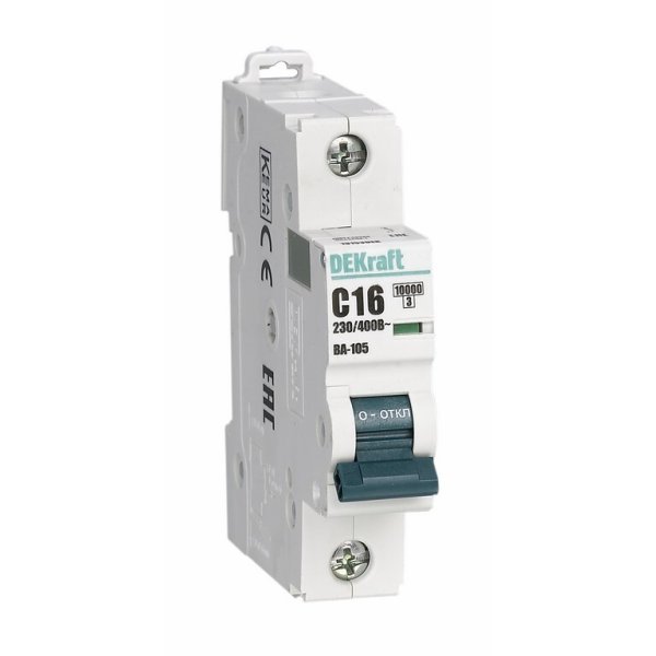 Автоматический выключатель Schneider Electric DEKraft, 10А х-ка C ВА-105