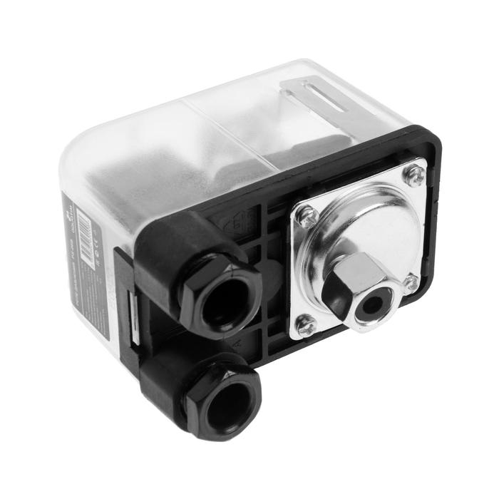 Реле давления PS-06B 1/4 (накидная гайка 1/4“ ВР) прозрачный корпус, шкала регулировки давления TIM купить с ближайшего склада