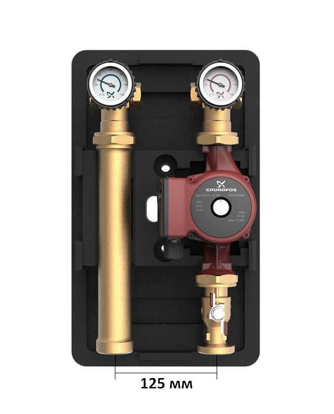 Насосная группа Grundfos Heatmix D25 UPS 40  Rp 1"/ G 1 1/2" купить по цене "по запросу"
