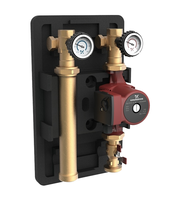 Насосная группа Grundfos Heatmix D25 UPS 40  Rp 1"/ G 1 1/2" заказать со складов по всей России