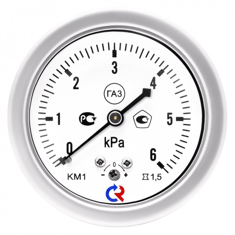 Манометр Росма КМ-12Т(0-60kPa)M12x1,5.1,5 купить с доставкой по РФ