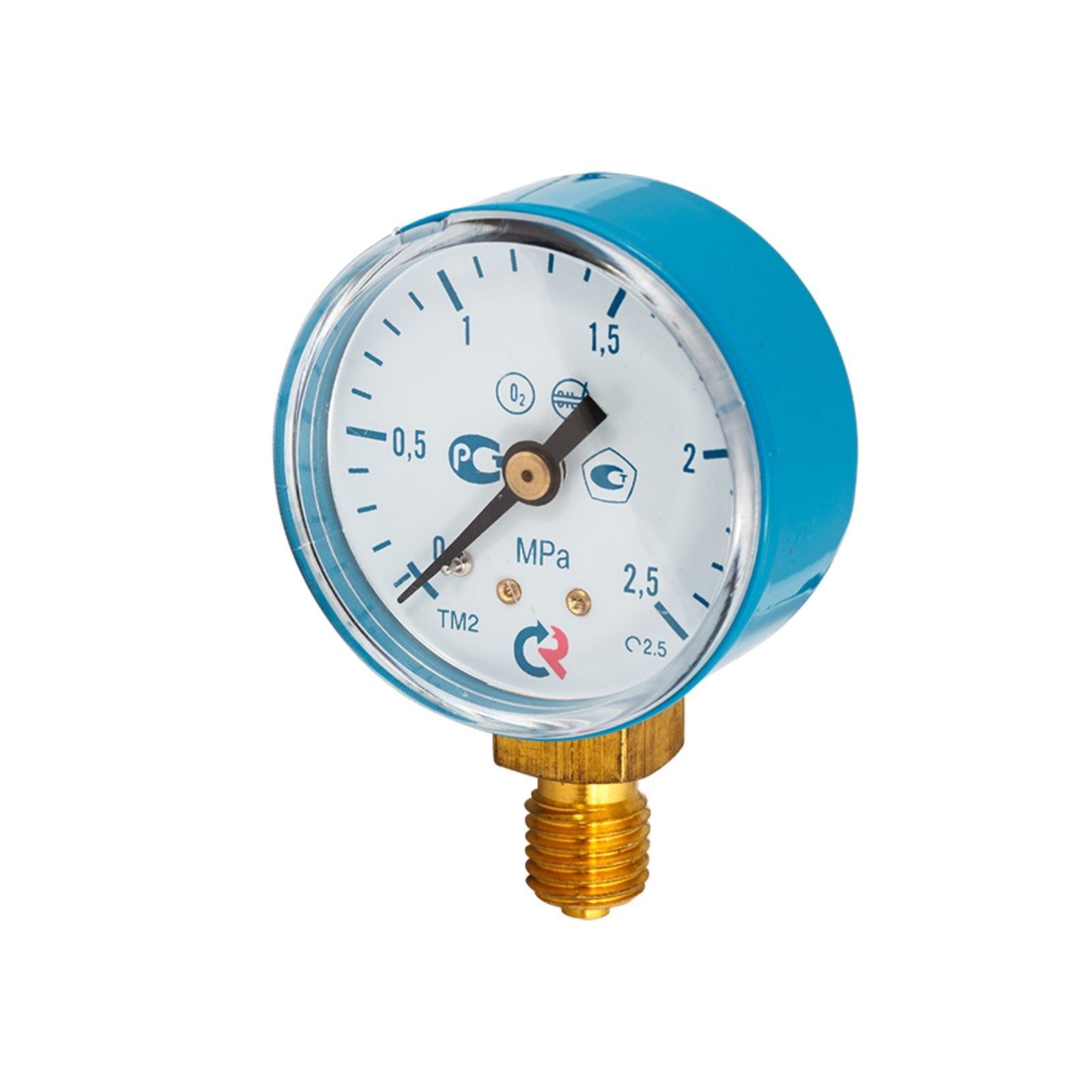   Манометр Росма ТМ-210Р.00(0-25MPa)M12x1,5.2,5.O2