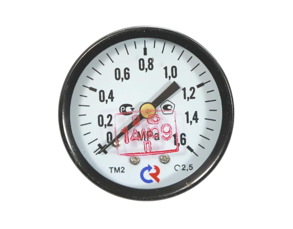 Манометр Росма ТМ-210Т.00(0-1MPa)G1/4.2,5