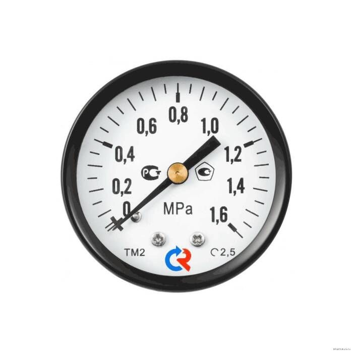 Манометр Росма осев гидр ТМ-320Т.20 0-1,6МПаДк63 G1/4" силик нерж