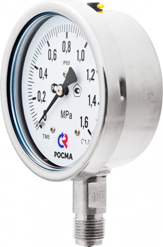 Манометр Росма ТМ-521Р.00(0-1MPa)M20x1,5.1,0.Зав.№ купить по цене "по запросу"