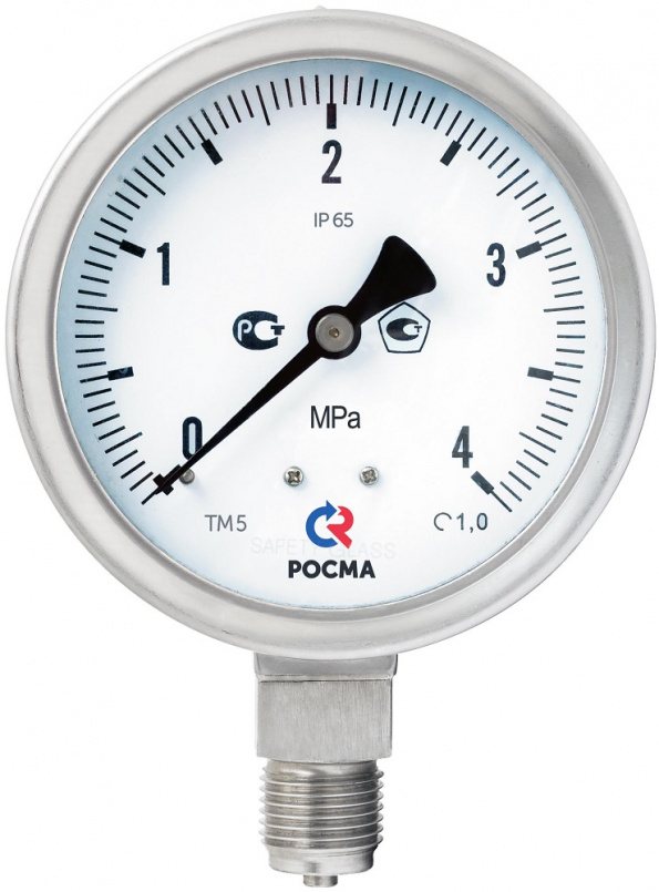 Манометр Росма ТМ-521Р.00(0-1MPa)M20x1,5.1,0.Б купить с доставкой по РФ
