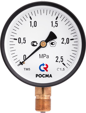Манометр Росма ТМ-310Р.00(0-10кгс/см2)M12x1,5.1,5 купить с доставкой по РФ