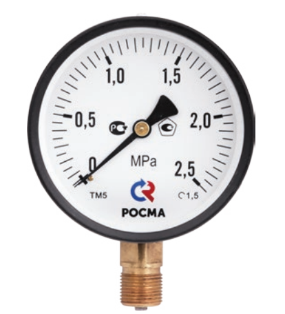 Манометр Росма ТМ-210Р.00(0-0,6MPa)G1/4.2,5