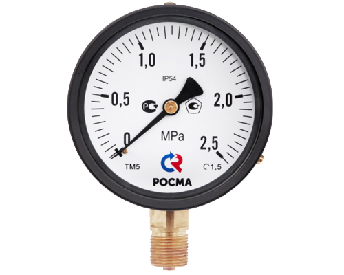 Манометр Росма ТМ-610Р.00(0-100кгс/см2)M20x1,5.1,5.IP54 купить с доставкой по РФ