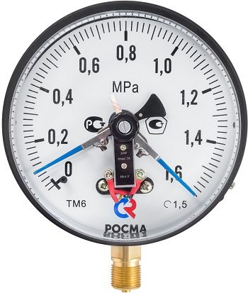 Манометр Росма ТМ-610Р.05(0-10MPa)M20x1,5.1,5
