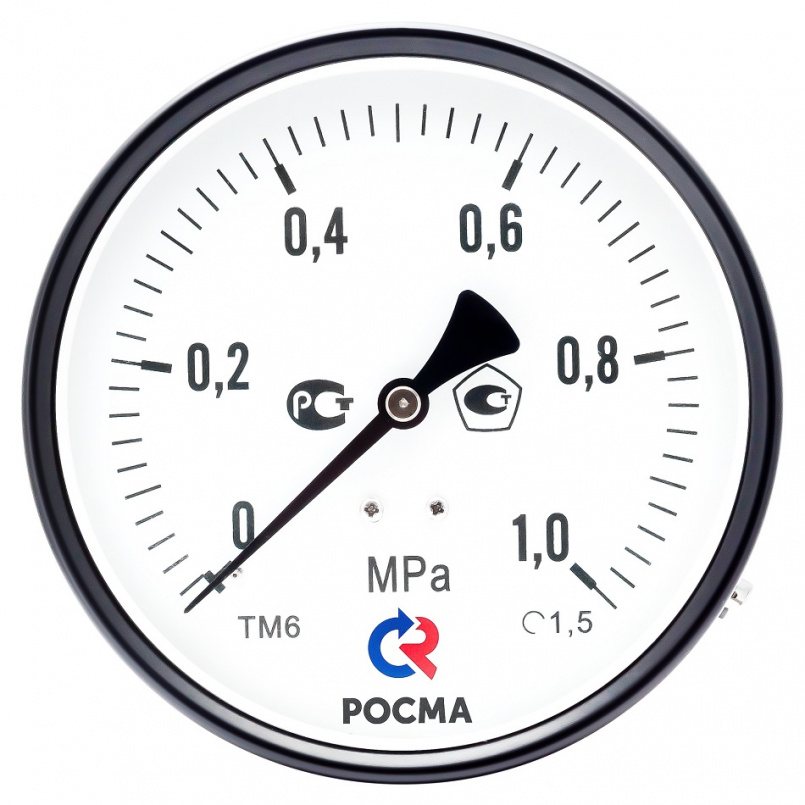 Манометр Росма ТМ-610ТЭ.00(0-1,6MPa)M20x1,5.1,5 купить с доставкой по РФ