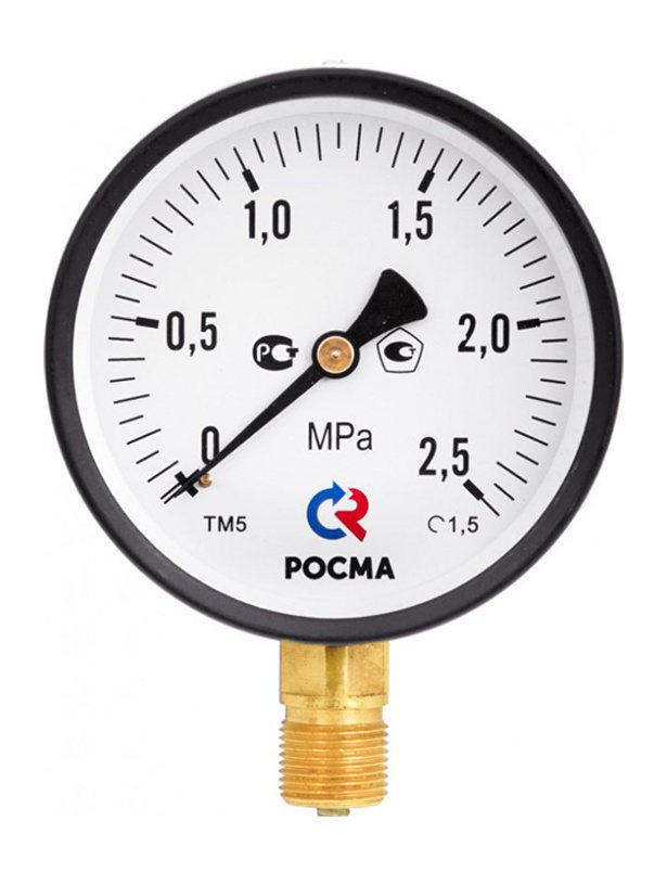 Манометр Росма ТМ610Р.05 (0-1атм) М20*1,5