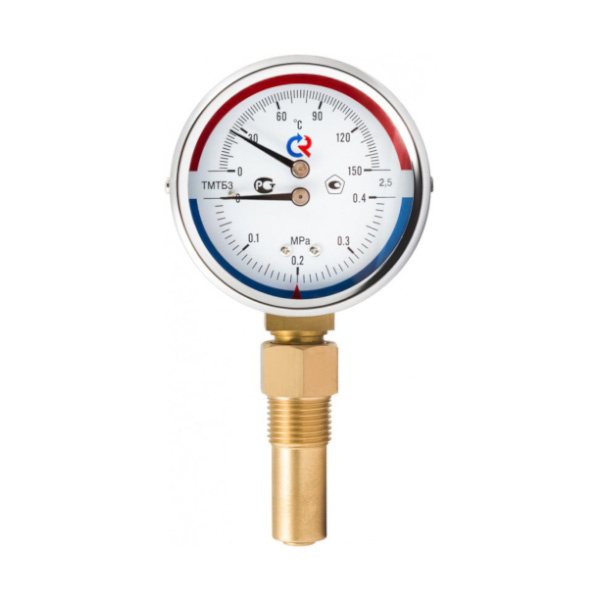 Термоманометр Росма ТМТБ-31Т.1 (0-150С) (0-0,6MPa) G1/2 2,5