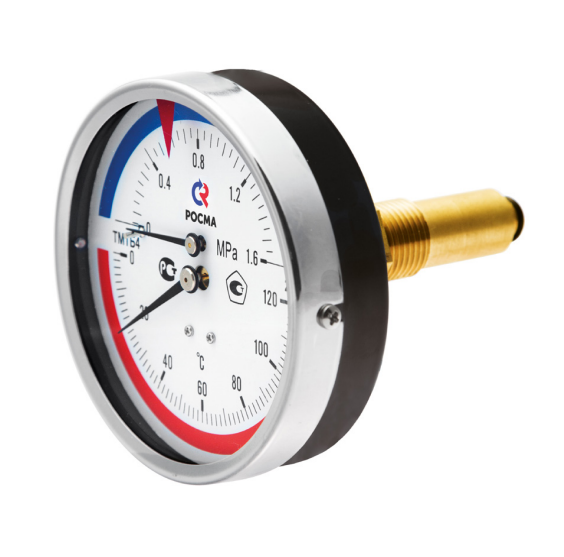 Термоманометр Росма ТМТБ-31Т.2(0-120С) (0-1,6MPa) G1/2 2,5