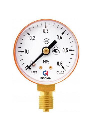 Манометр Росма ТМ 310Р (0-6,0атм) М12*1,5