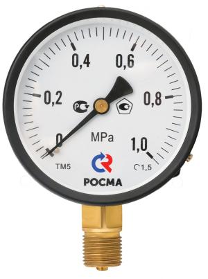 Манометр Росма ТМ610Р.05 (0- 10атм) М20*1,5