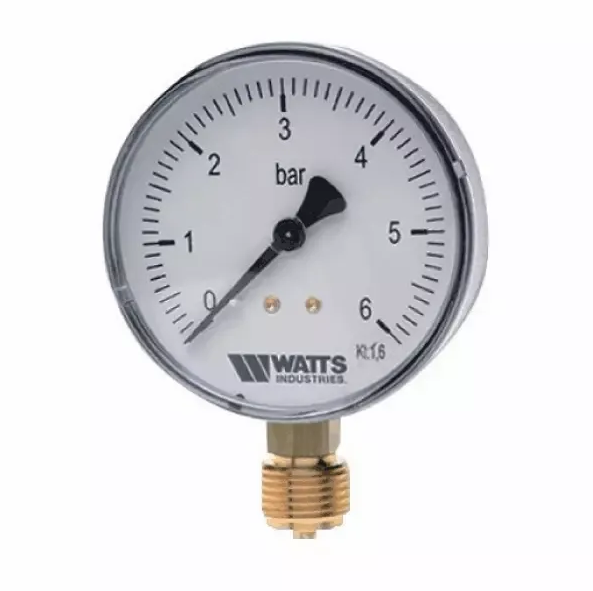 Манометр радиальный Watts F+R200 50мм 0-6 бар