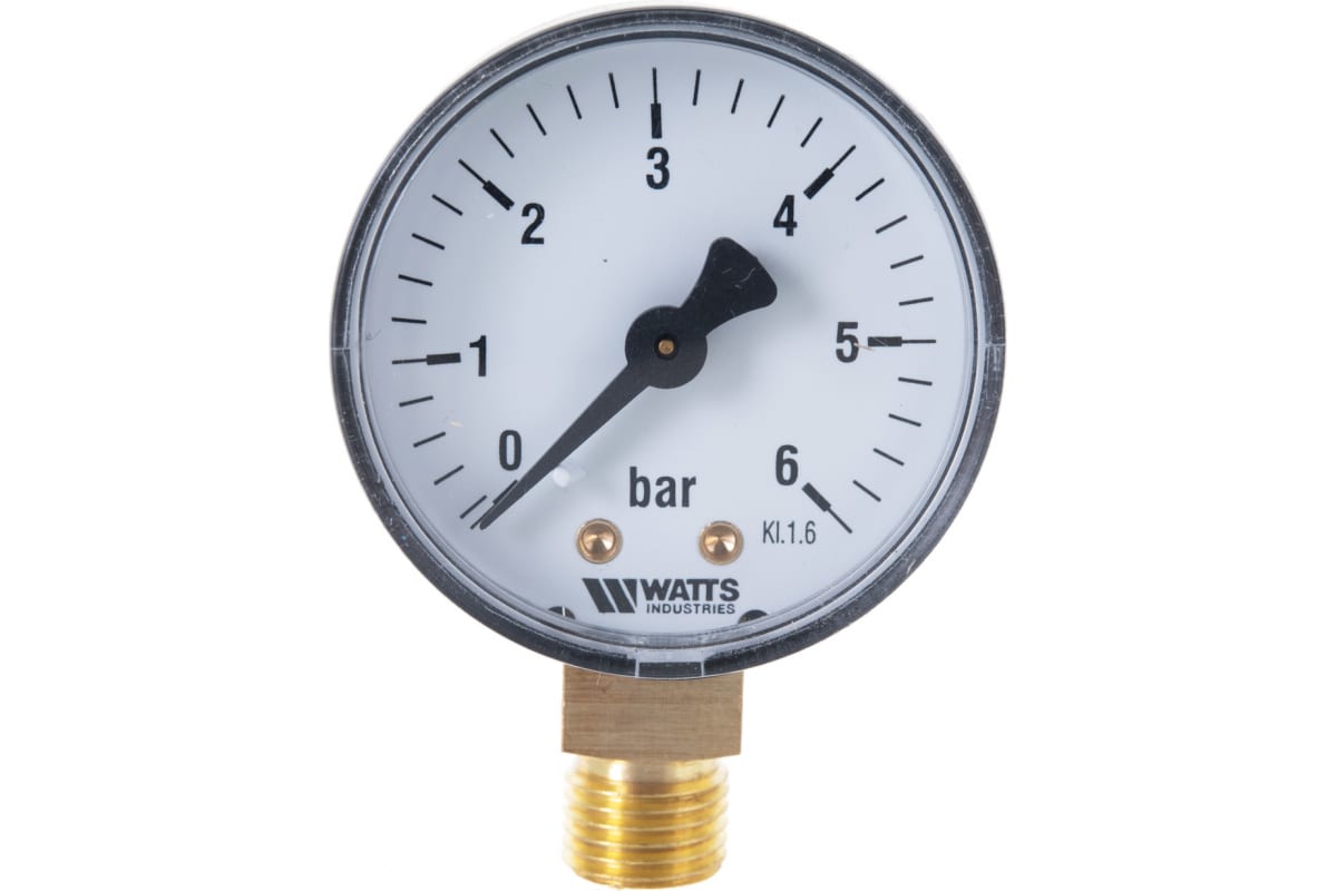 Манометр Watts радиальный F+R200 0-16bar корпус 50mm 