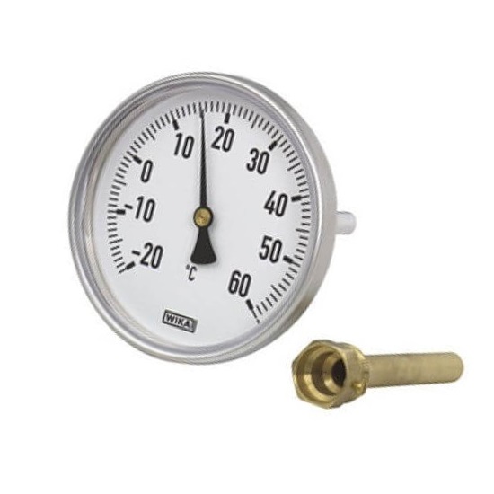 Термометр Wika A50.10 -20+60С Дк100 L=40 G1/2" купить с доставкой по РФ