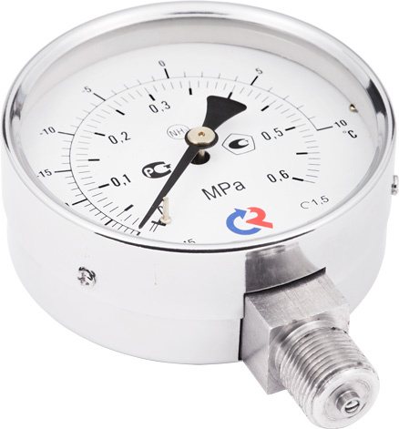   Вакуумметр Росма ТВ-520Р.00(-0,1-0MPa)G1/2.1,0 заказать со складов по всей России