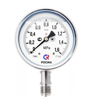 Вакуумметр Росма ТВ-621Р.00(-0,1-0MPa)M20x1,5.1,0 купить с доставкой по РФ