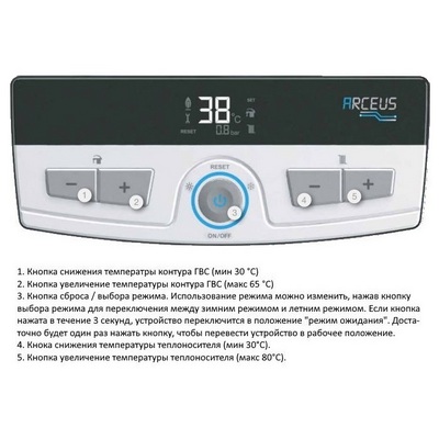 Настенный электрический котел ARCEUS EK 18 ST RU купить по цене 82306 руб.