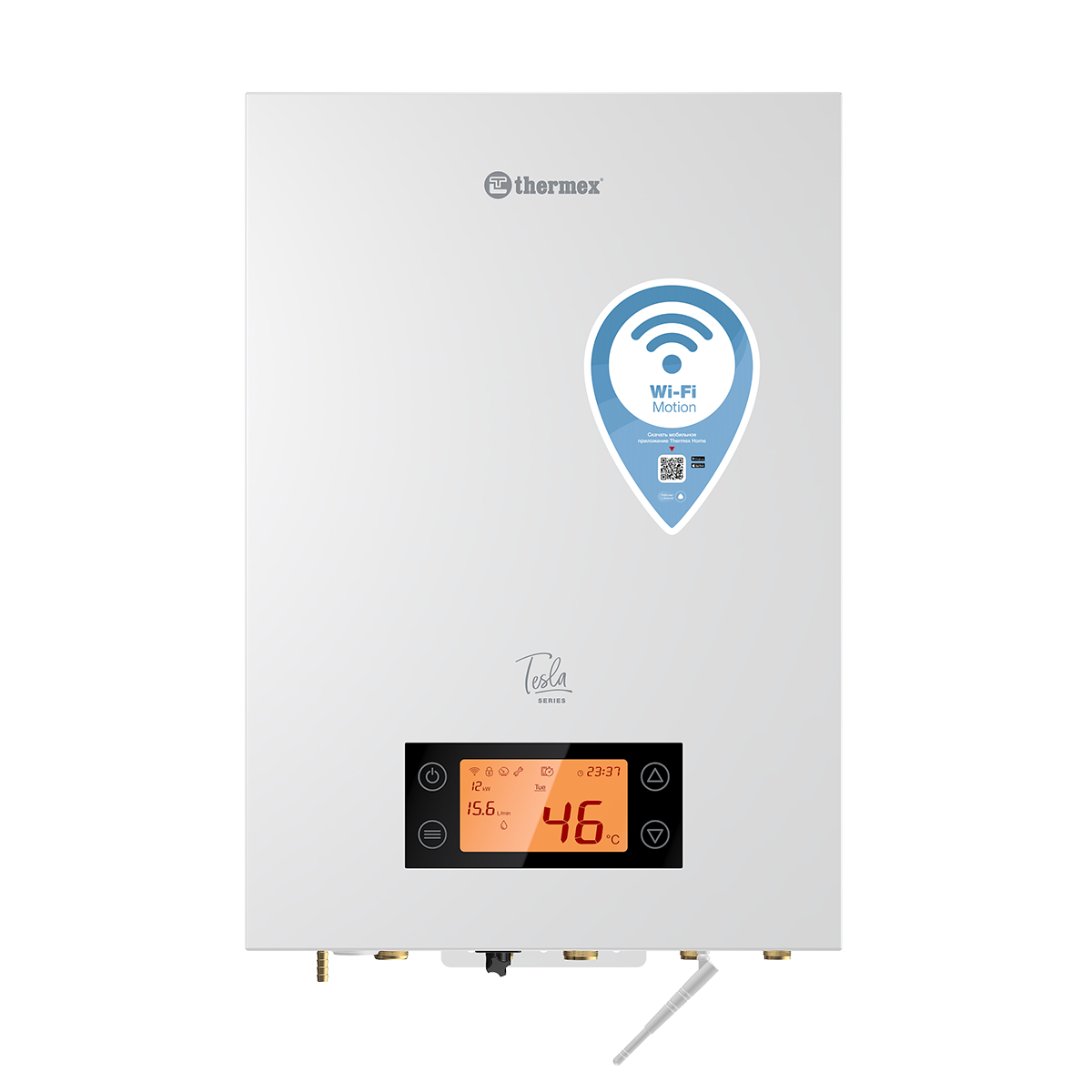 Электрический котел THERMEX Tesla 12-24 Wi-Fi купить с доставкой по РФ