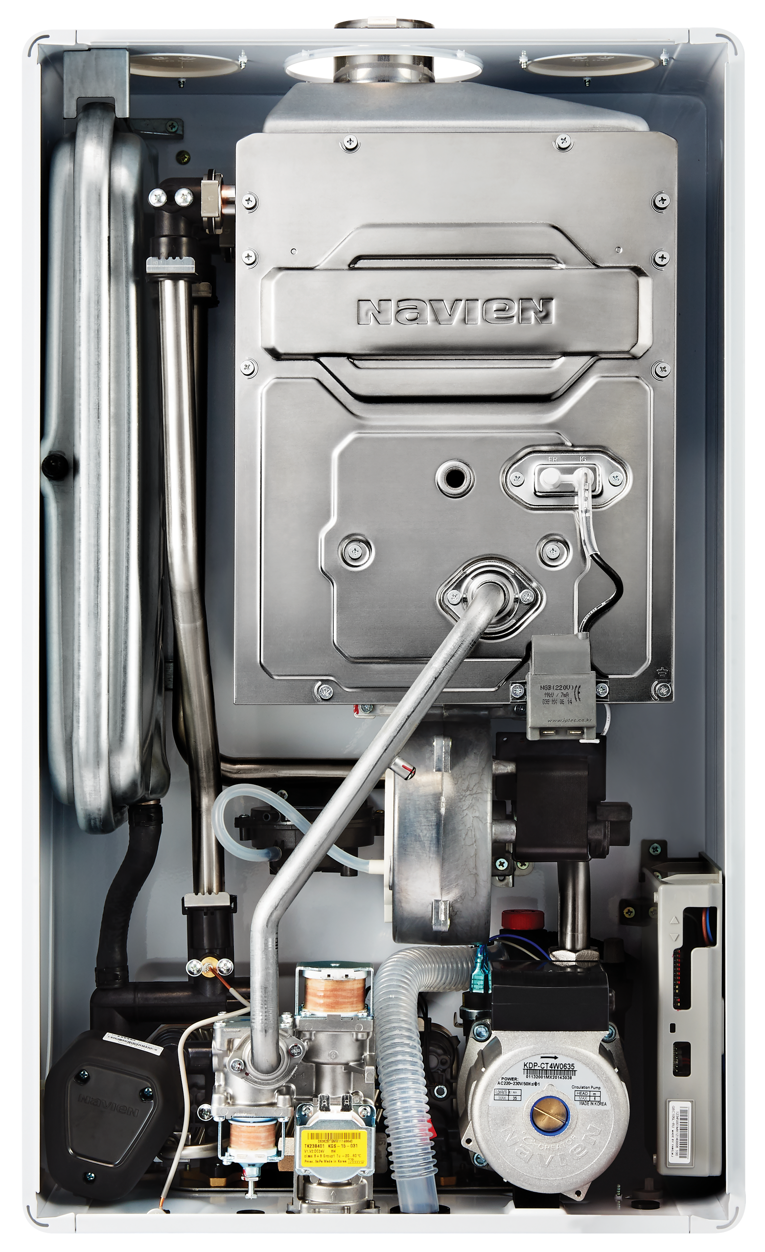 Котел газовый настенный Navien Deluxe S 35K (35 кВт, 2-контурн., закр. камера) заказать со складов по всей России