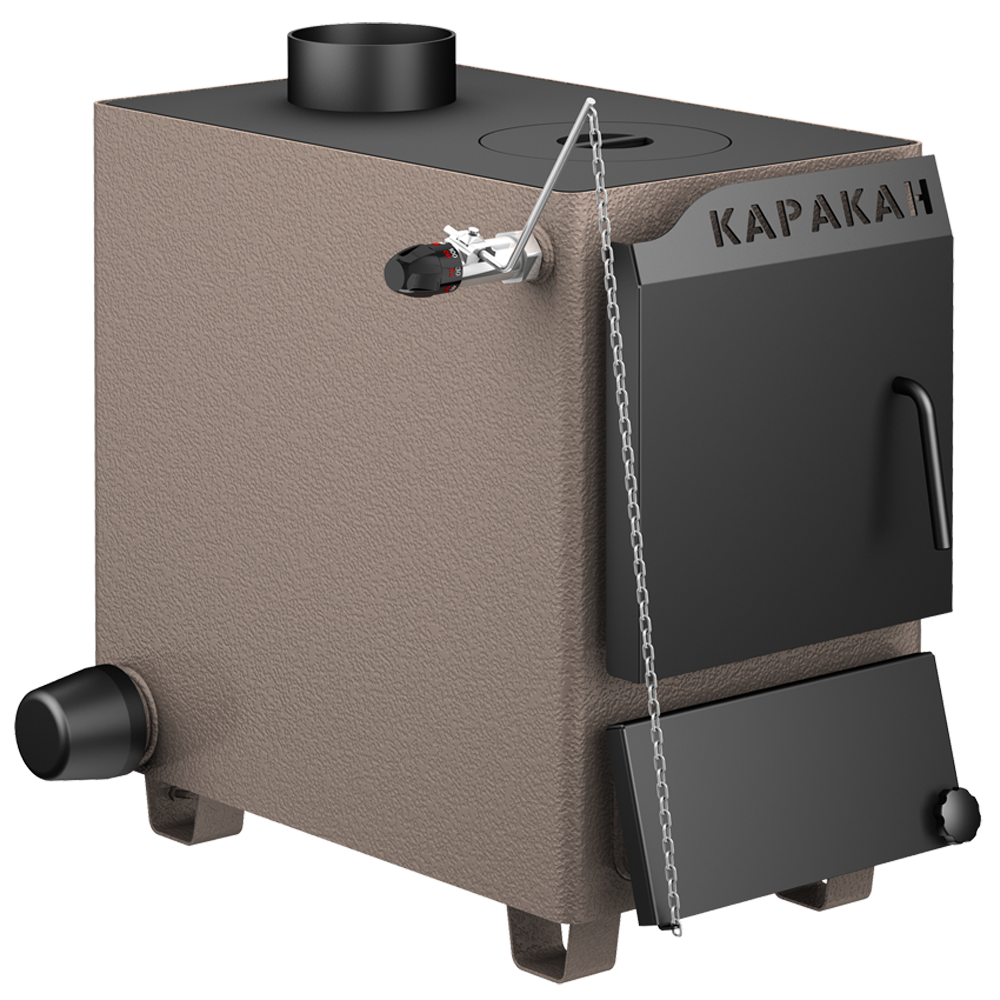 Котел твердотопливный КАРАКАН 20 ТПЭ3 (длина дров до 60 см., варочная плита) СТЭН