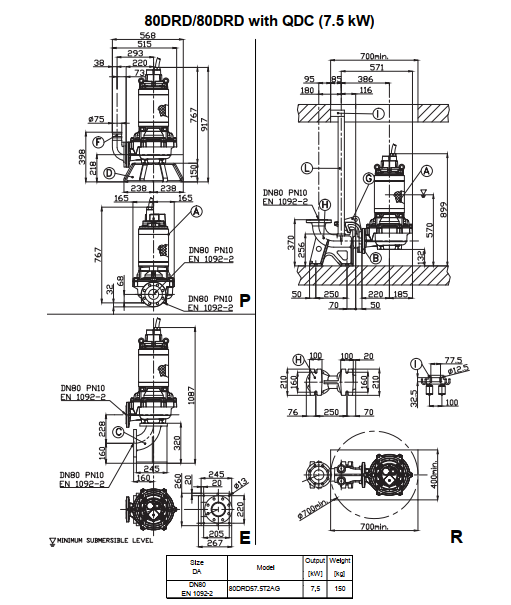 Насос Ebara 80DRD 57.5T2AG заказать со складов по всей России